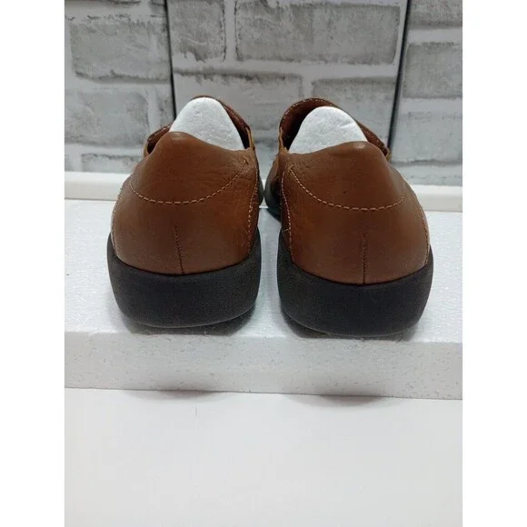 Nicole Natural Tan Leather Loafer  Flats Womens - Size 8.5 M - Picture 6 of 10